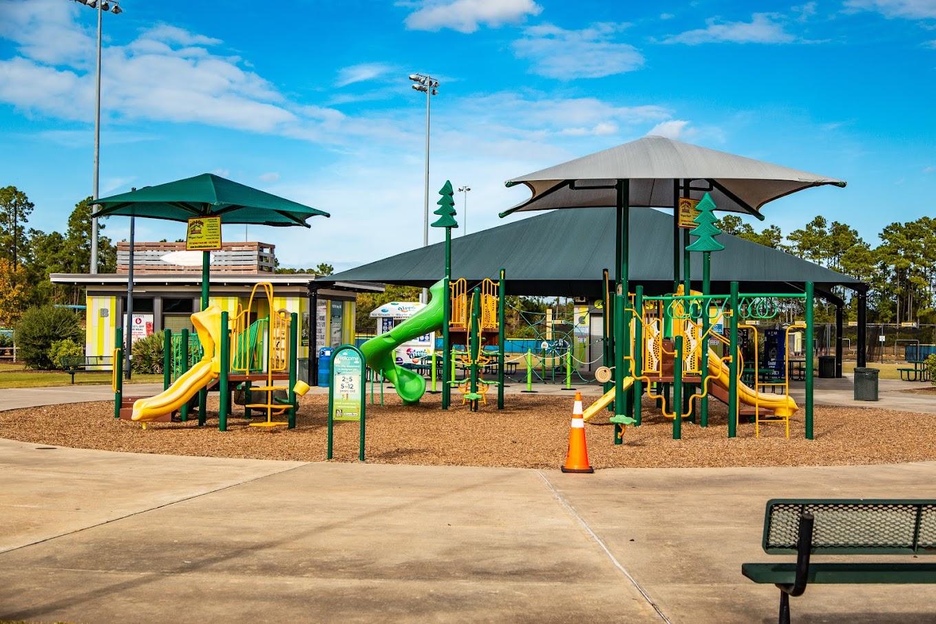 Kids playground at North Myrtle Beach Park and Sports Complex