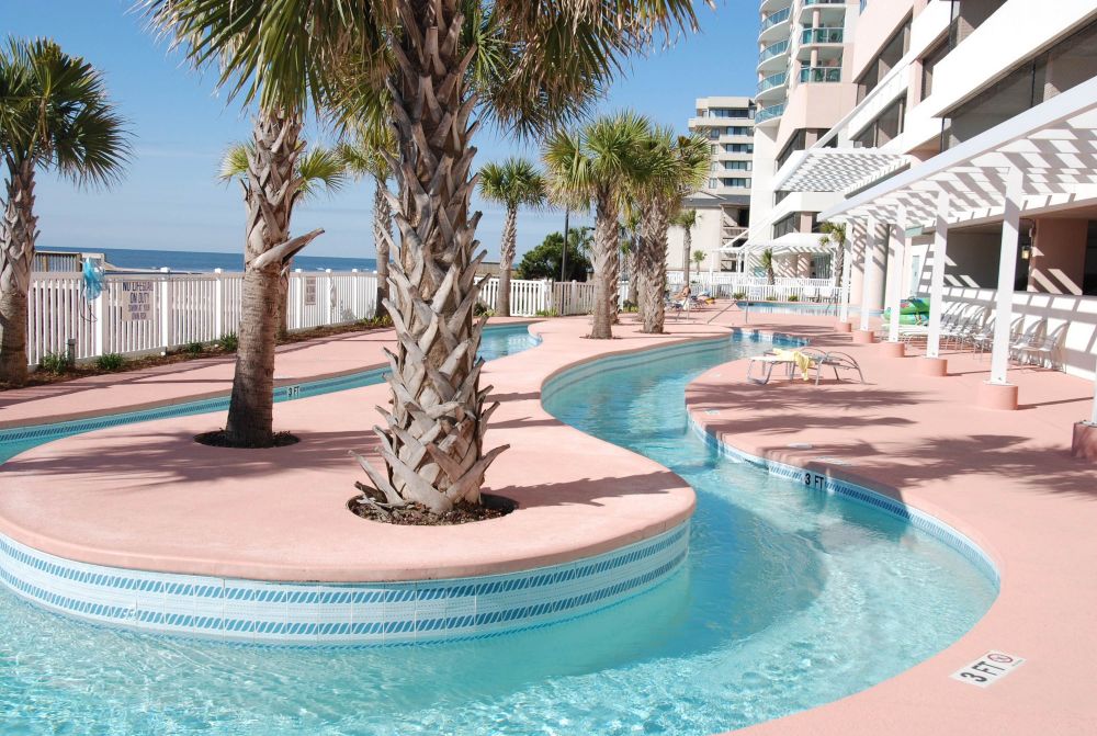 Relax in the oceanfront lazy river